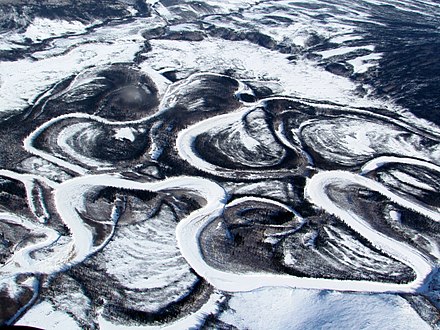 Frozen river